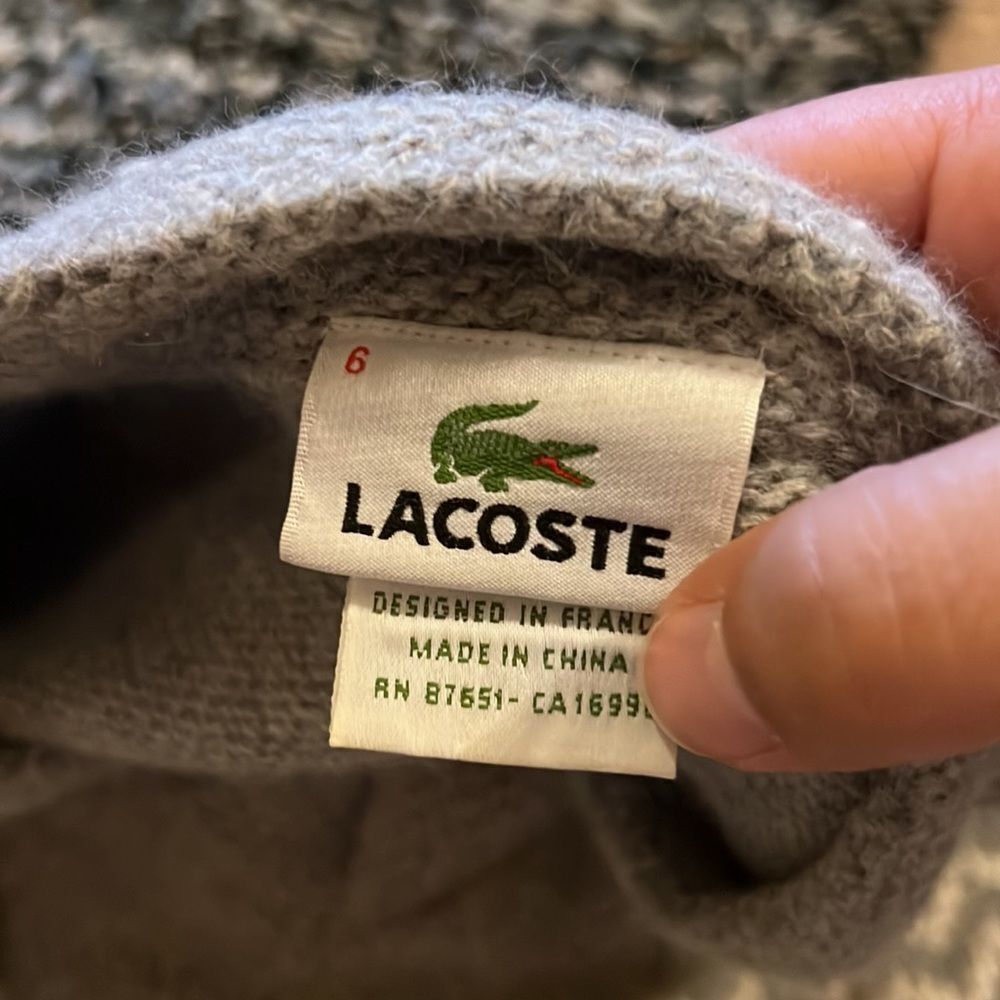 Lacoste sweater size 6‎ - Picture 7 of 7